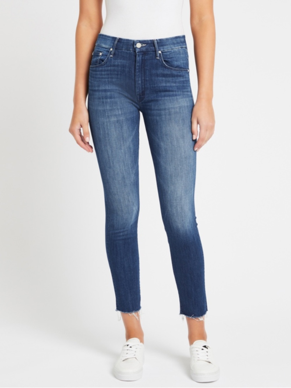 MOTHER The Looker straight jeans double trouble